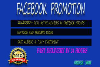 promote your link product for 1 million  facebook members