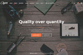 design and redesign wix website