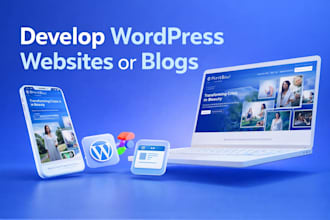 develop professional wordpress websites or blogs