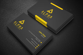 design stunning business cards within 24 hours