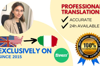 professionally translate english to italian