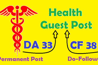 do guest post on high authority health niche website