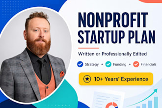 write or edit your nonprofit startup plan
