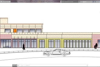 convert pdf floor plan, old drawing, blueprint in autocad
