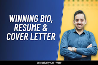 craft a compelling biography, resume, and cover letter