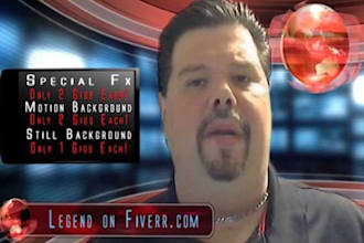 record a highly professional 45 second video testimonial with all the fx you could ever want