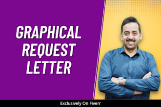make a graphical sponsorship request letter, or fundraising donation letter