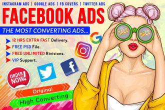 design visually engaging facebook ads and social media post designs