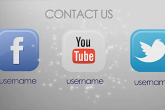 create this video intro HD with hands animation