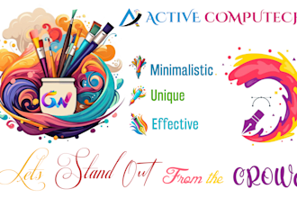 create an exclusive logo or brand identity design