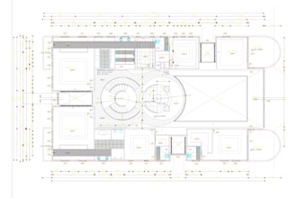 draw your 2d or 3d building design in autocad