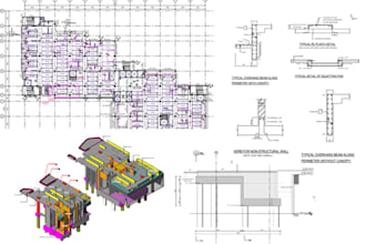 create revit structural model