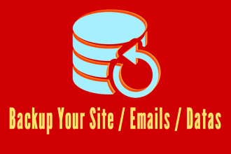 create a backup of your site and send it to your email address