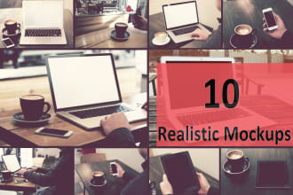 present your website on 10 stunning mock ups in 24 hours