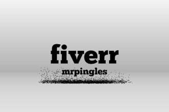 create a million pieces intro video for your logo or word and buy 2 get 1 free