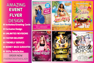 design any kind of event flyer