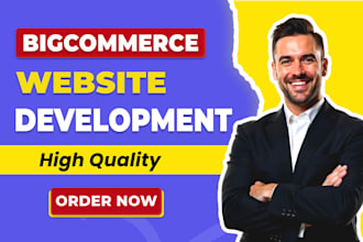 do custom design and development bigcommerce store for you