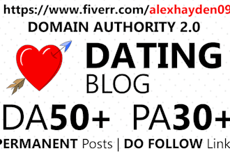 submit guest post in dating blog da 50 plus