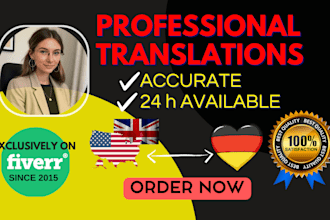 professionally translate german to english