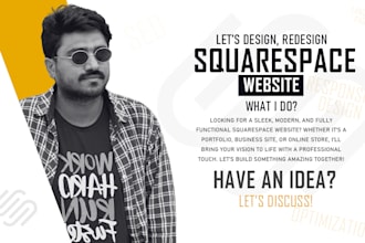 design or redesign captivating squarespace website
