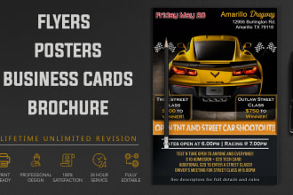 do amazing flyer poster,design,leaflet,postcard
