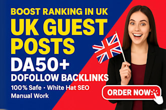 do UK guest posts on da50 UK blogs