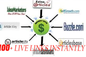 write an ARTICLE, spin it and submit it from 3000 to 4000 article directories for quality backlinks