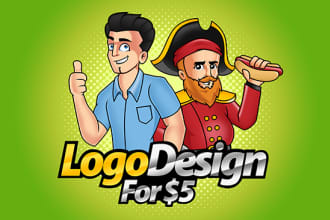 design eye catching cartoon logo in 24 hours