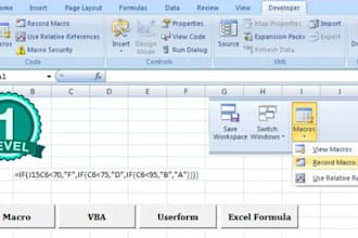 automate your excel task, vba macros, web scraping, excel formula, pivot table