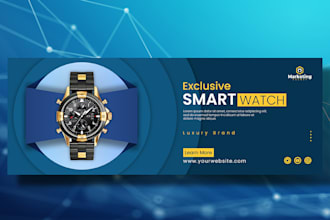 design custom facebook cover, twitter header, instagram post, and youtube banner