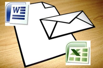 create mail merge for letters, labels, or mailing based on your word excel doc
