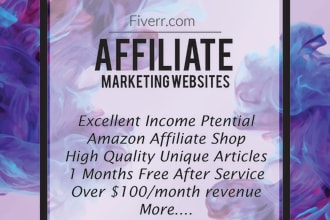 build income potential amazon affiliate website