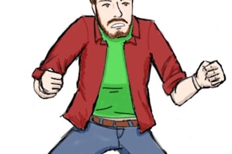 draw a cartoon YOU