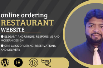 a restaurant website with online ordering