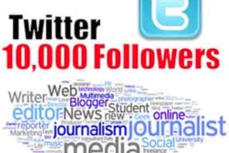 10000 twitter followers