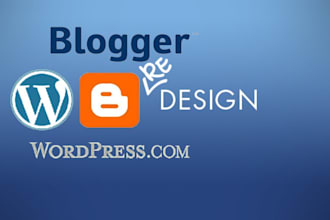 re design your existing Blogspot Blog