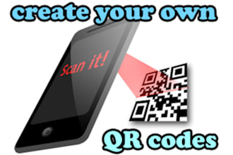 create 12 QR codes of any text you want such as url address or texts