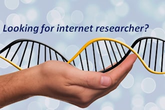 make a deep internet research
