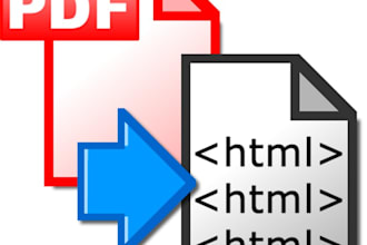 convert any PDF to html