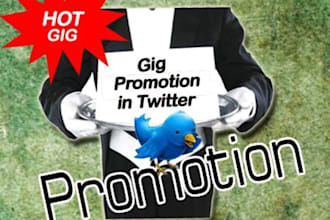 promote your fiverr gig to all my social media