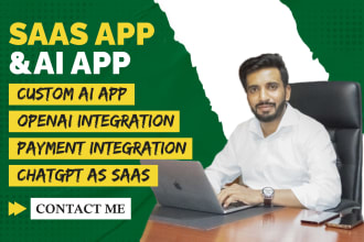 build ai saas , ai app, chatbot using chatgpt or openai