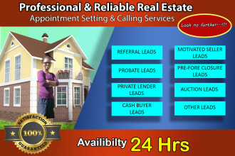 call real estate leads and set appointments