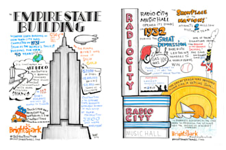 create an artistic sketchnote