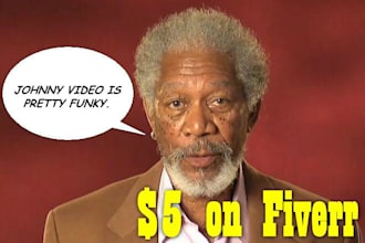 narrate with a Morgan Freeman Voice Impersonation
