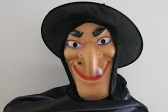 dance for 40 seconds to any song as evil funny witch