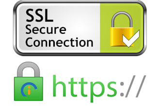 install SSL secure https certificate on your website