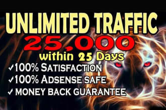 provide real web traffic