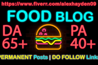 submit guest post in food blog da 65 plus