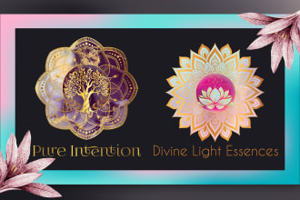 design sacred geometry mandala logo design