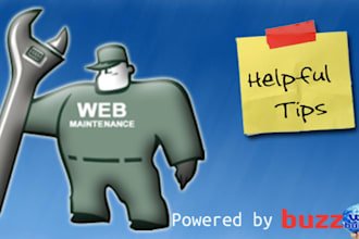 do some maintenance work on your website or accept tips for my hard work
